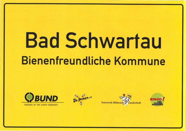 Bienen Ortsschild