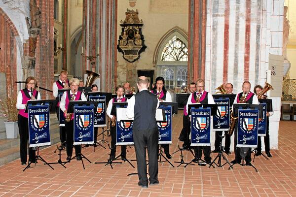 Brassband in der Marienkirche