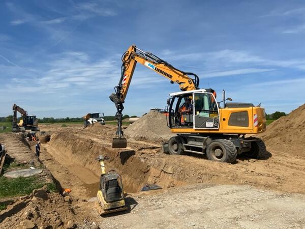 Baustelle Langenfelde Nord