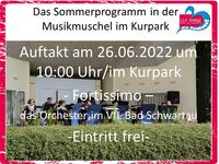 Bild vergrößern: Das Sommerprogramm in der Musikmuschel im Kurpark
