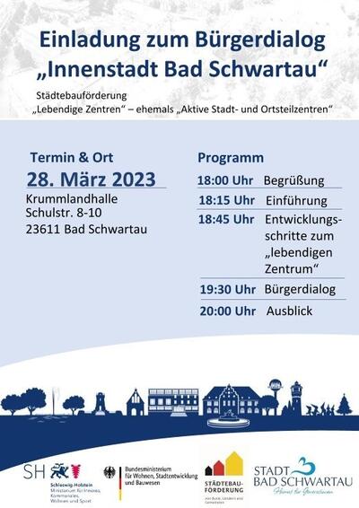 Einladung zum Bürgerdialog »Innenstadt Bad Schwartau«