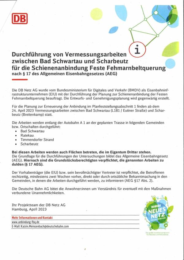 Bild vergr&ouml;&szlig;ern: Deutsche Bahn informiert