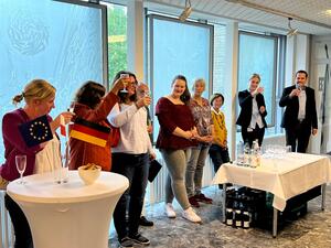 Bild vergr&ouml;&szlig;ern: Sektempfang Städtepartner 2023
