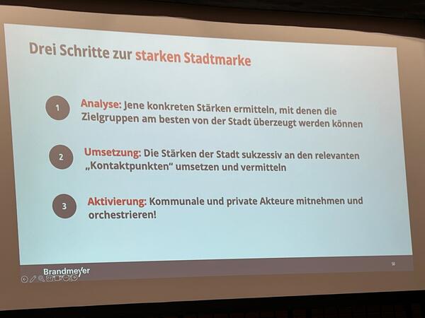 3 Schritte zur Stadtmarke