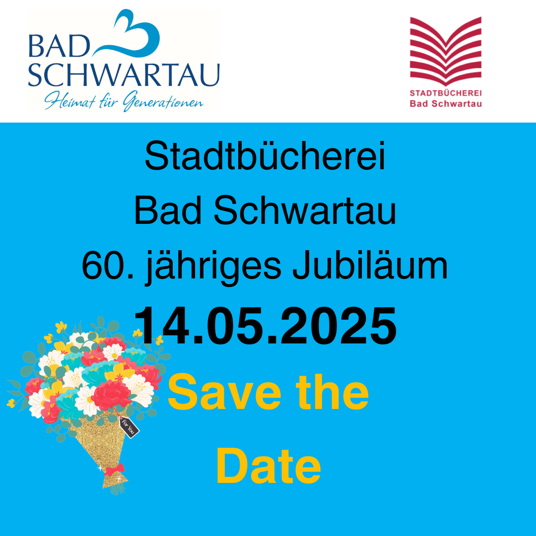 Interner Link: Zur Veranstaltung Stadtbücherei  Bad Schwartau 60. jähriges Jubiläum