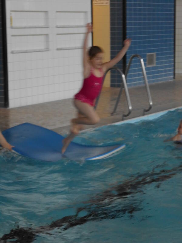 hinein ins Wasser