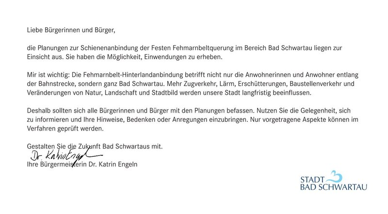 Bild vergr&ouml;&szlig;ern: Informationen der Bürgermeisterin
