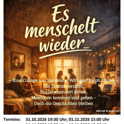 Es menschelt wieder_Plakat