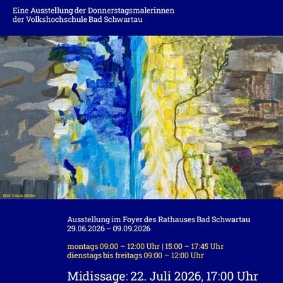 Bild vergr&ouml;&szlig;ern: Ausstellung der Donnerstagsmalerinnen