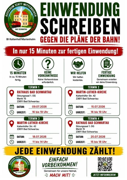 Bild vergr&ouml;&szlig;ern: Hilfe beim Schreiben von Einwendungen