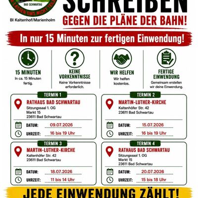 Bild vergr&ouml;&szlig;ern: Hilfe beim Schreiben von Einwendungen