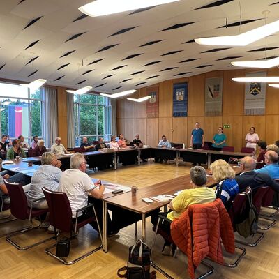 Bild vergr&ouml;&szlig;ern: Treffen des Orga-Teams im Bad Schwartauer Rathaus