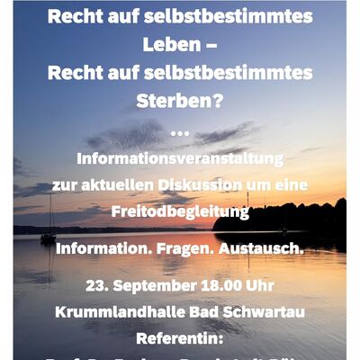 Plakat Freitodbegleitung