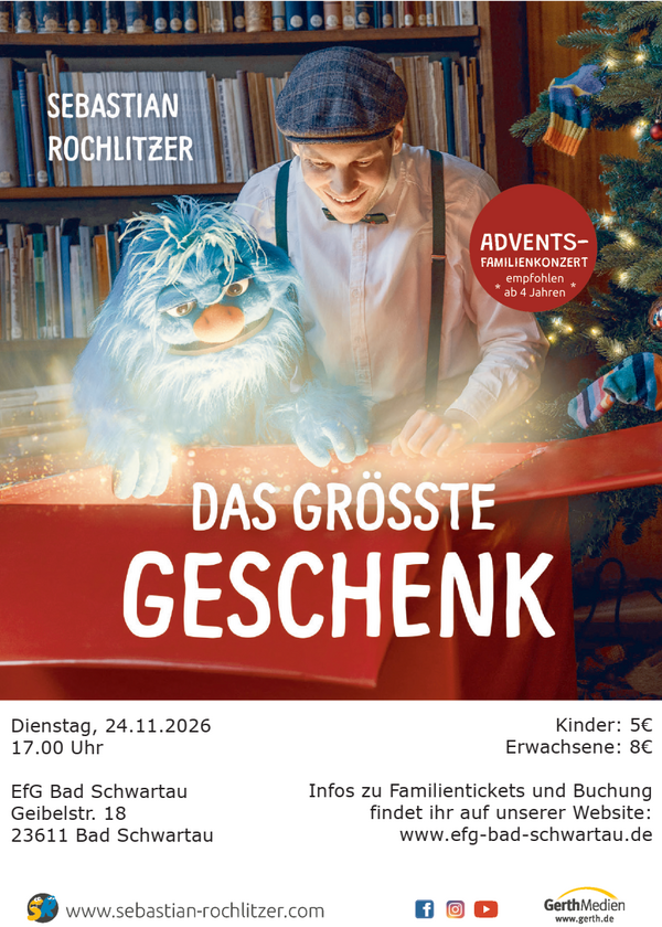 Bild vergr&ouml;&szlig;ern: Das größte Geschenk 2026-2